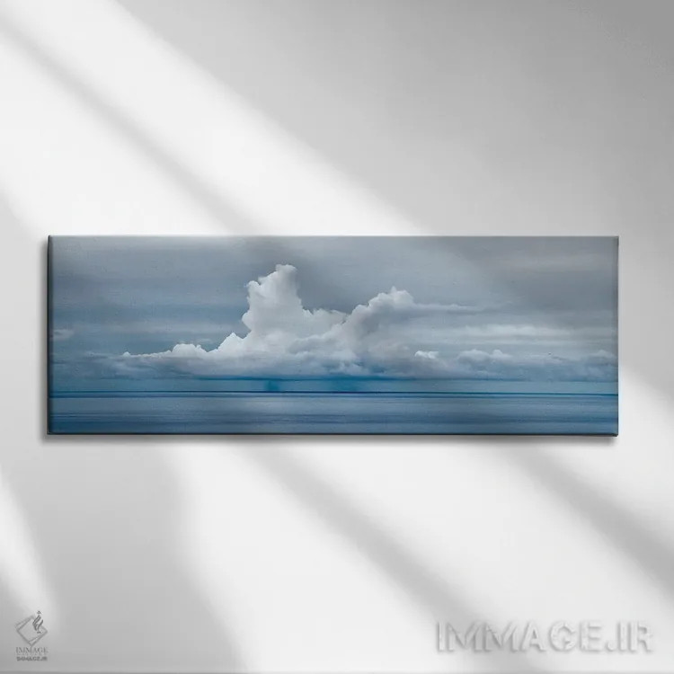 تابلو طوفان گرمسیری اثر دنیس فراتس - نمای روبهرو روی دیوار