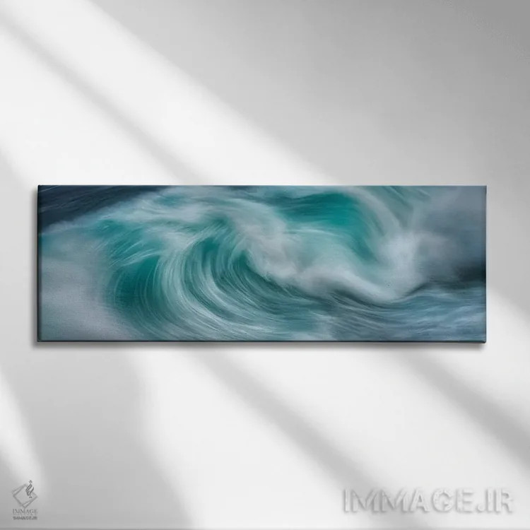 تابلو قدرت موج اثر دنیس فراتس - نمای روبهرو روی دیوار