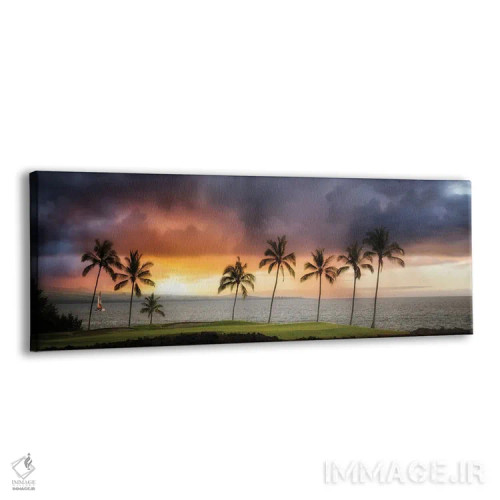 تابلو غروب هاوایی II اثر دنیس فراتس - نمای پرسپکتیو محصول