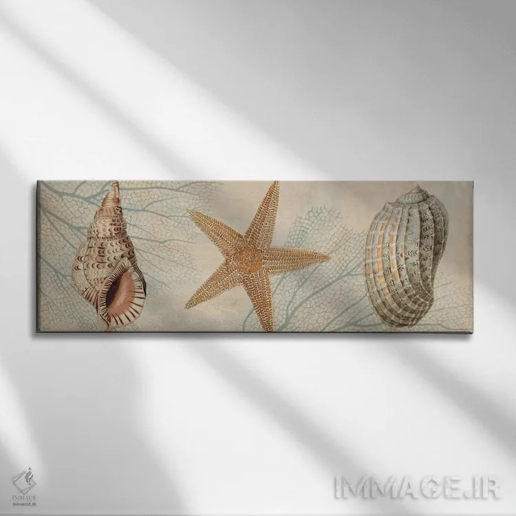 تابلو همراهان اقیانوس I اثر دبورا دوولیه - نمای روبهرو روی دیوار