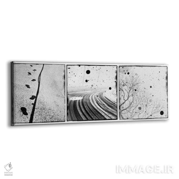 تابلو زمستان انگلیسی ۲؛ تریپتیک (سهلتی) اثر دوریت فوگ - نمای پرسپکتیو محصول