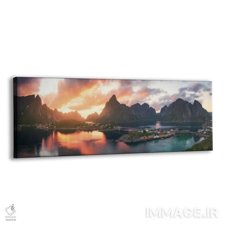 تابلو پانورامای غروب تابستانی در ساکریسوی اثر دنیل گاستاگر - نمای پرسپکتیو محصول