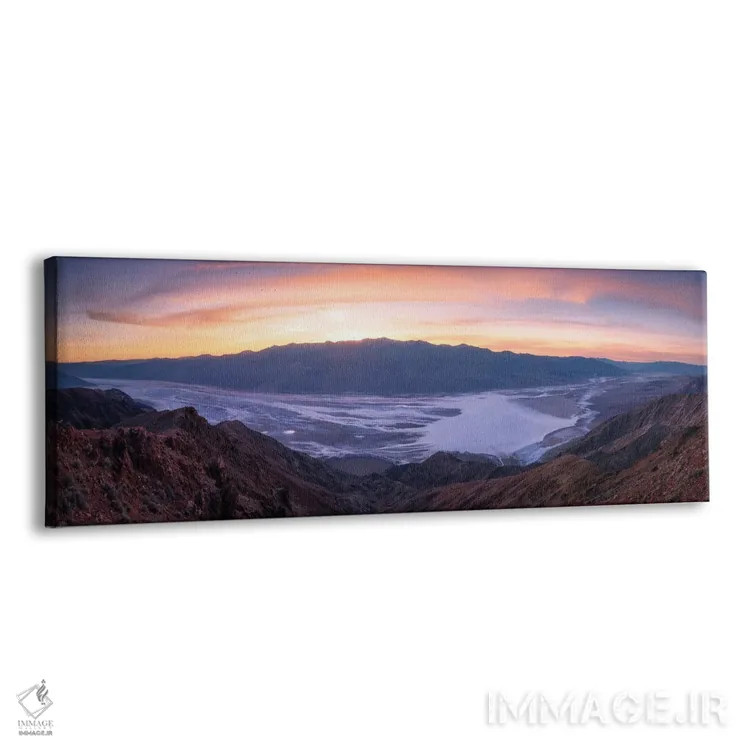 تابلو چشمانداز غروب در دره مرگ اثر دنیل گاستاگر - نمای پرسپکتیو محصول