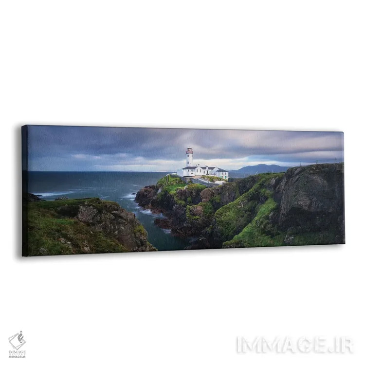 تابلو پانوراما از فانوس دریایی فناد هد در ایرلند اثر دنیل گاستاگر - نمای پرسپکتیو محصول