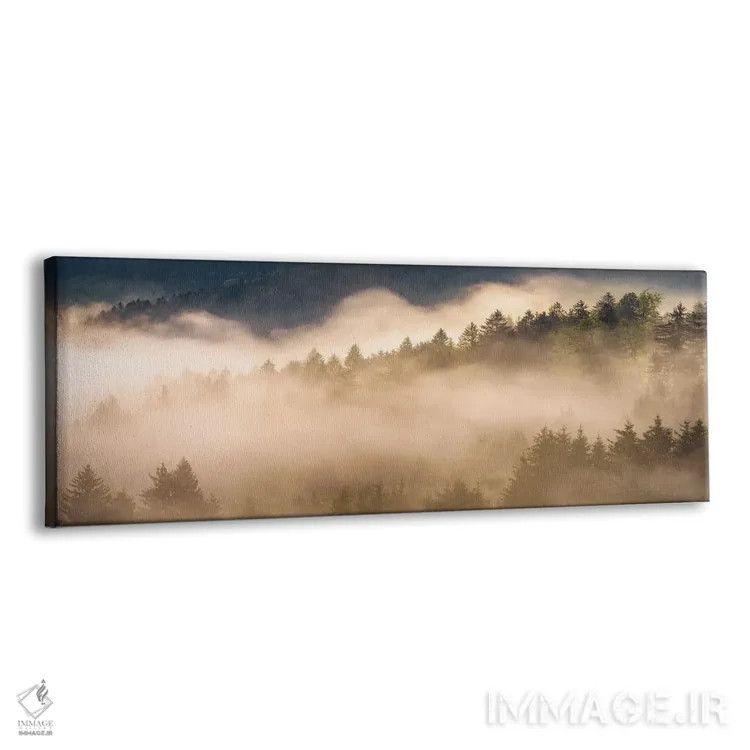 تابلو صبح طلایی پاییزی در جنگل اثر دنیل گاستاگر - نمای پرسپکتیو محصول