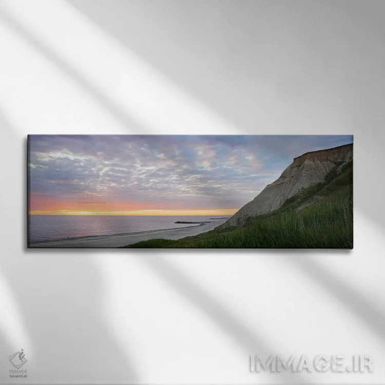 تابلو پانورامای ساحل زیبا اثر دنیل گاستاگر - نمای روبهرو روی دیوار