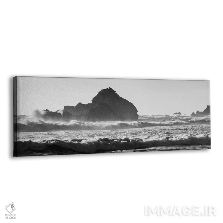 تابلو پانورامای ساحل بیگ سور (آمریکا) اثر دنیل گاستاگر - نمای پرسپکتیو محصول