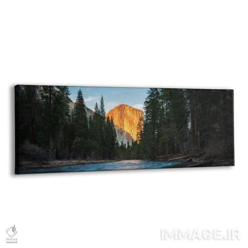 تابلو پانورامای رودخانه یوسیمیتی اثر دنیل گاستاگر - نمای پرسپکتیو محصول