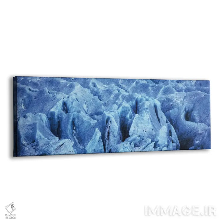 تابلو پانورامای یخچال آبی در ایسلند اثر دنیل گاستاگر - نمای پرسپکتیو محصول