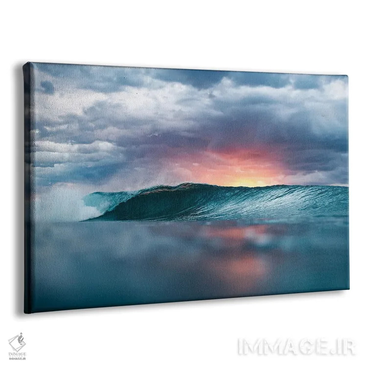 تابلو طوفان طلوع اثر هانا پریویت - نمای پرسپکتیو محصول