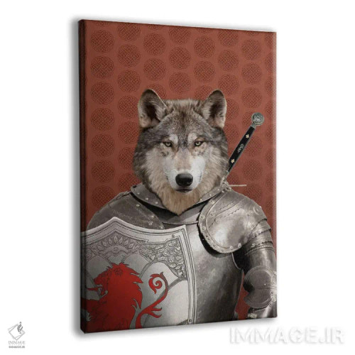 تابلو ویلیام، گرگ اثر فایو بای فایو کالکتیو - نمای پرسپکتیو محصول