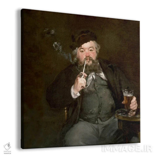 تابلو یک لیوان آبجو (0%) خوب (لو بون بوک) اثر ادوارد مانه (نقاش معروف فرانسوی) - نمای پرسپکتیو محصول