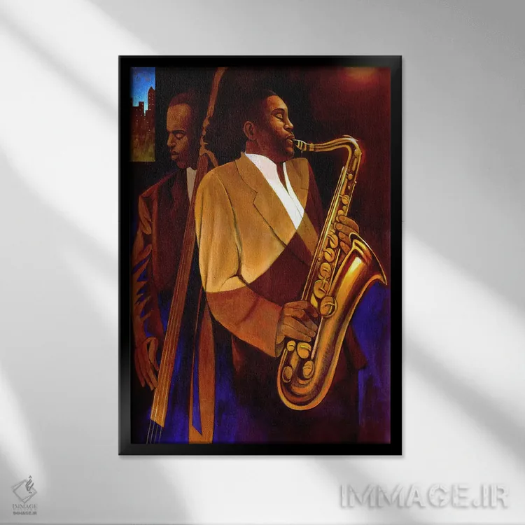 تابلو بدن و روح اثر کیت مالِت - نمای قابدار مشکی