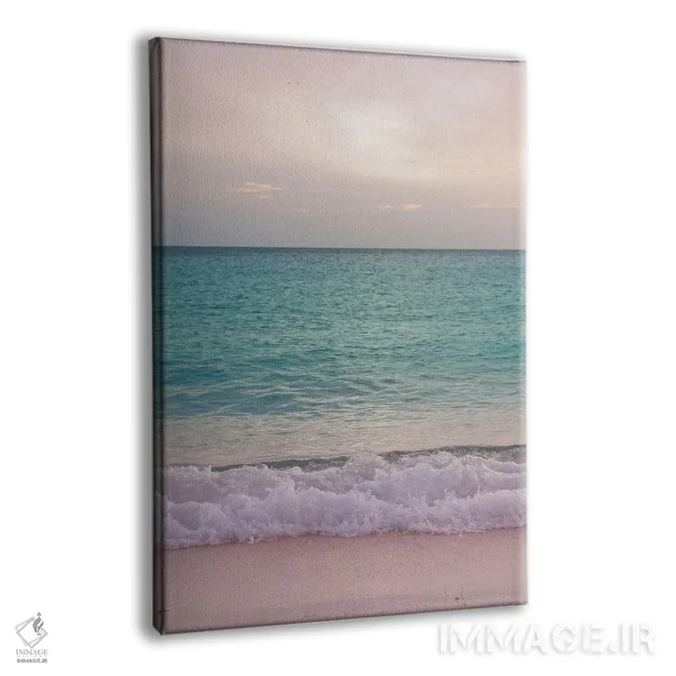 تابلو رویای غروب اقیانوس کاریبی یکم اثر هنر آنیتا و بلا - نمای پرسپکتیو محصول