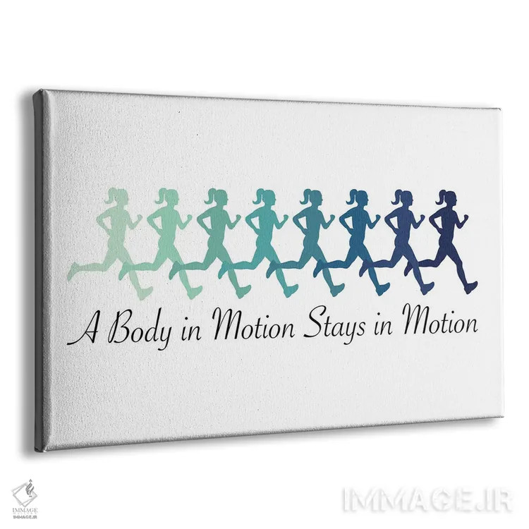 تابلو بدن در حرکت اثر آلیسا بانتا - نمای پرسپکتیو محصول