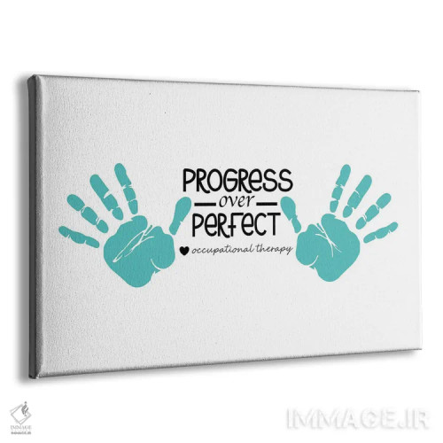 تابلو پیشرفت مهمتر از بینقص بودن است اثر آلیسا بانتا - نمای پرسپکتیو محصول