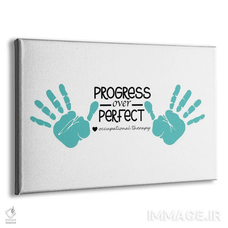 تابلو پیشرفت مهمتر از بینقص بودن است اثر آلیسا بانتا - نمای پرسپکتیو محصول