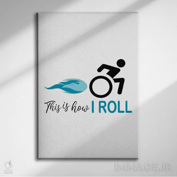 تابلو من آبی میغلتانم اثر آلیسا بانتا - نمای روبهرو روی دیوار