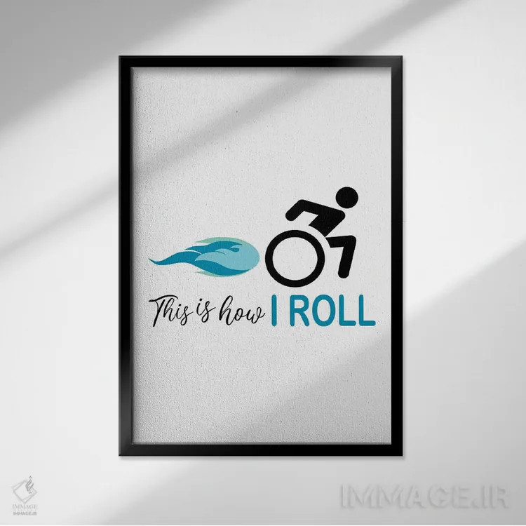 تابلو من آبی میغلتانم اثر آلیسا بانتا - نمای قابدار مشکی