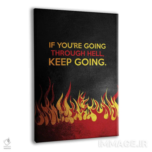 تابلو جهنم پایداری اثر آدریان بالدُوینو - نمای پرسپکتیو محصول