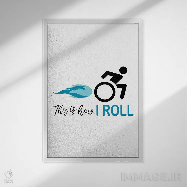 تابلو من آبی میغلتانم اثر آلیسا بانتا - نمای قابدار سفید