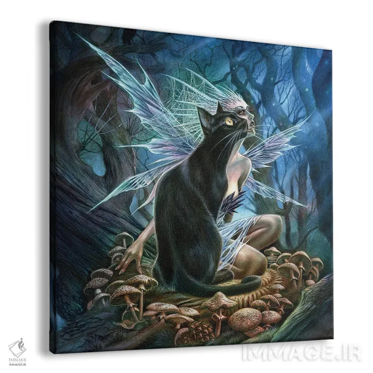 تابلو همراه جن و پری اثر آلکمی انگلند (استودیو هنری انگلیسی) - نمای پرسپکتیو محصول