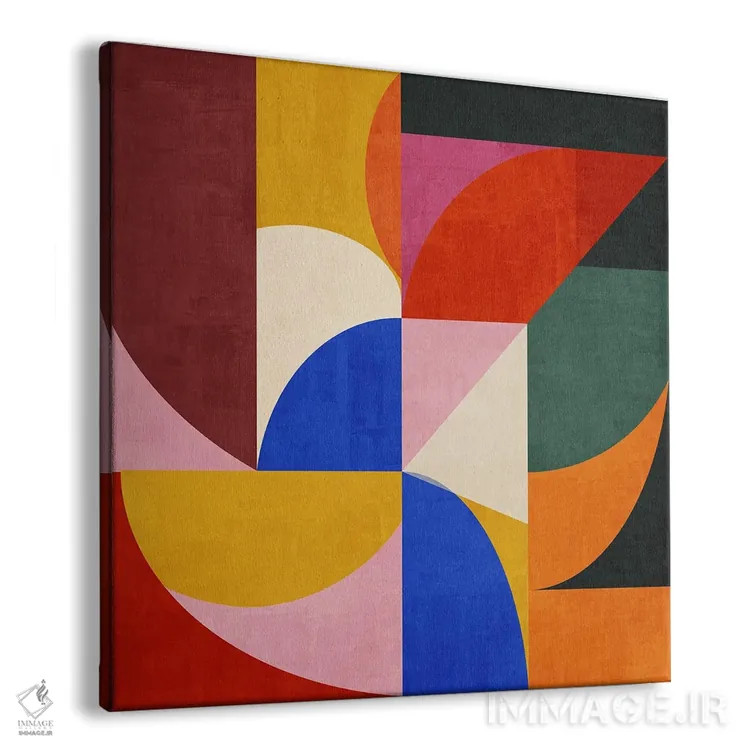 تابلو مفهوم هندسی شمارهٔ نود و نه اثر آنجِل استوز - نمای پرسپکتیو محصول