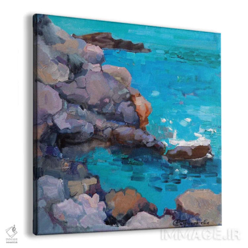 تابلو سنگها برهنهاند اثر آناستاسیا گریگوریوا - نمای پرسپکتیو محصول