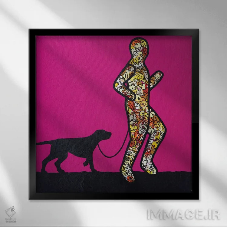 تابلو این منم، پرده ۳۰ اثر آموغ کاتیایان - نمای قابدار مشکی