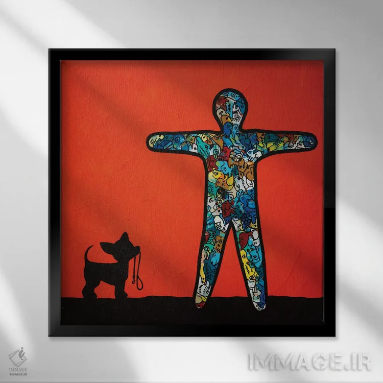 تابلو این منم، پرده ۳۱ اثر آموغ کاتیایان - نمای قابدار مشکی