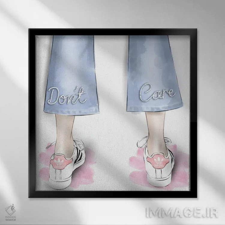 تابلو مهم نیست اثر آگاتا سدراک - نمای قابدار مشکی