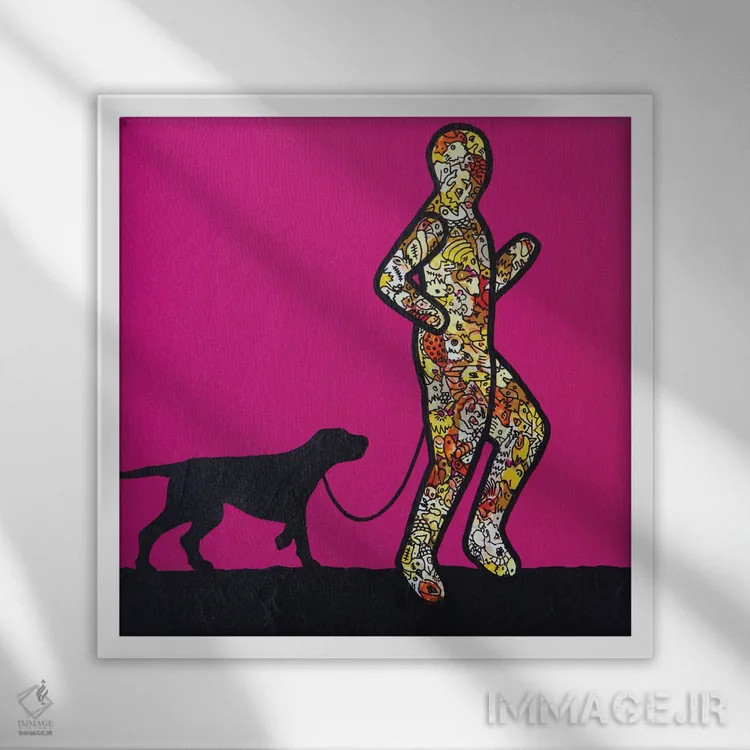 تابلو این منم، پرده ۳۰ اثر آموغ کاتیایان - نمای قابدار سفید