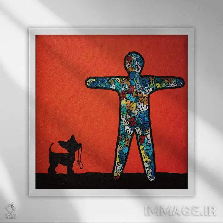 تابلو این منم، پرده ۳۱ اثر آموغ کاتیایان - نمای قابدار سفید