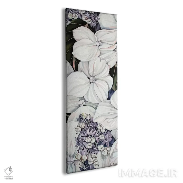تابلو هورتانسیا (گل) اثر جو بیر - نمای پرسپکتیو محصول