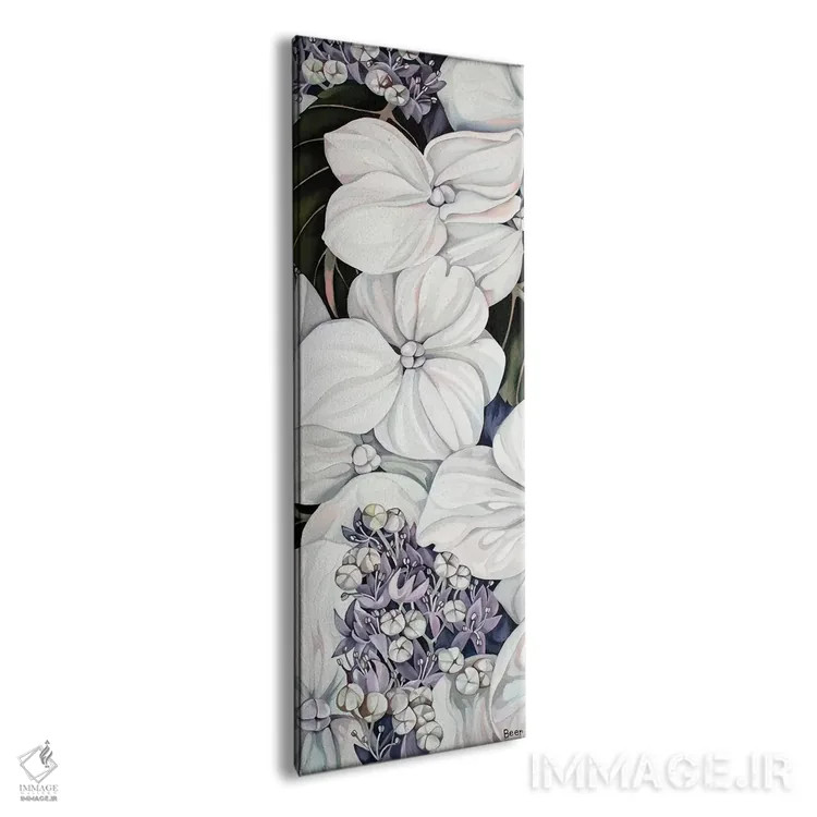 تابلو هورتانسیا (گل) اثر جو بیر - نمای پرسپکتیو محصول