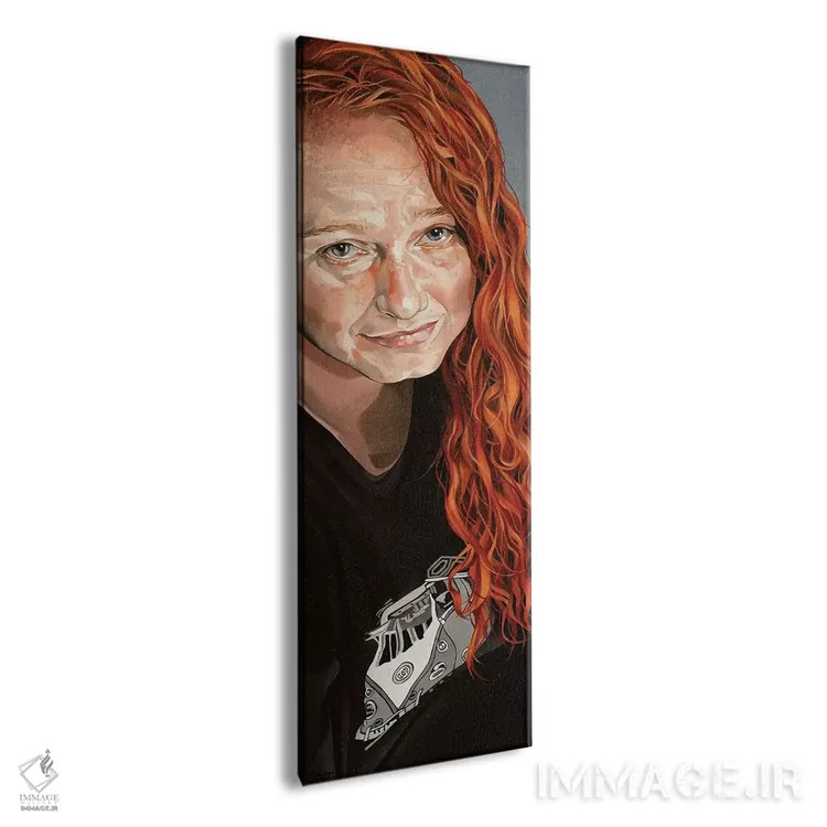 تابلو قرمز اثر جو بیر - نمای پرسپکتیو محصول