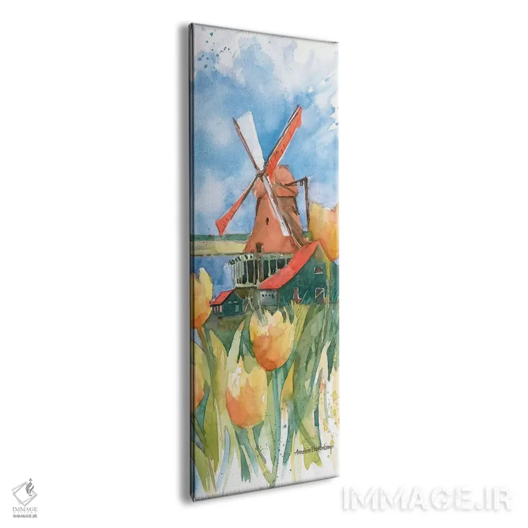 تابلو تصویر کوچک هلندی اثر آنلاین بوکنکمپ - نمای پرسپکتیو محصول