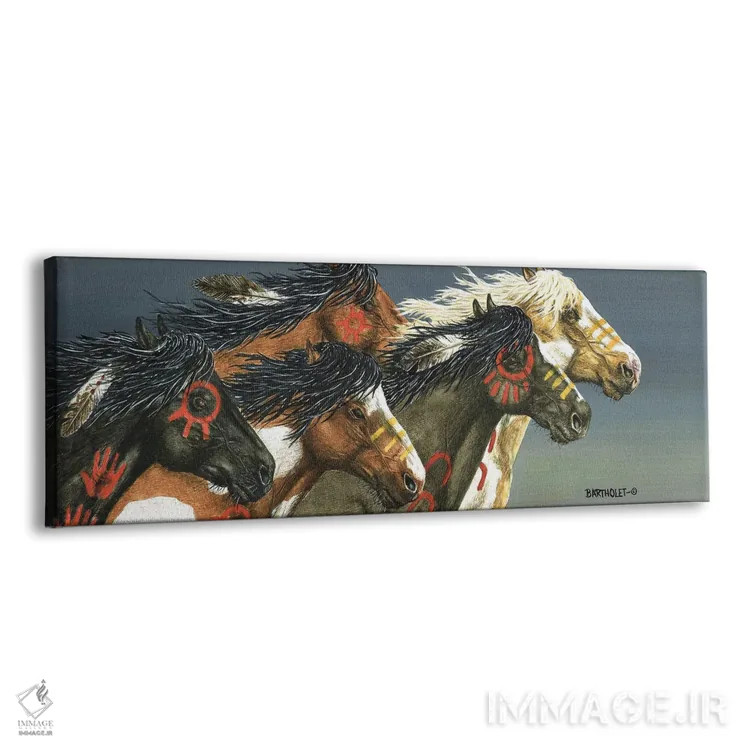 تابلو حمله شبانه اثر دیو بارتولت - نمای پرسپکتیو محصول