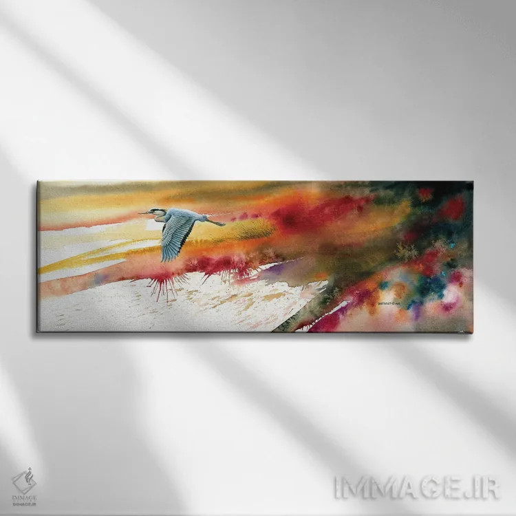 تابلو روزهای تابستانی اثر دیو بارتولت - نمای روبهرو روی دیوار