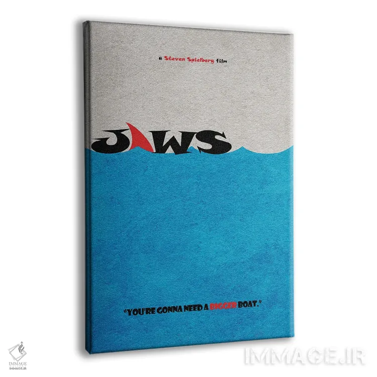 تابلو آروارهها (فیلم وحشت) اثر آیشه دنیز آکِرمان - نمای پرسپکتیو محصول