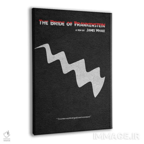 تابلو عروس فرانکنشتاین (فیلم کلاسیک) اثر آیشه دنیز آکِرمان - نمای پرسپکتیو محصول