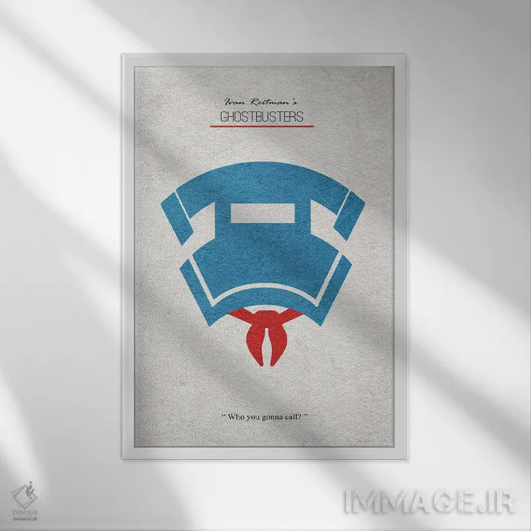 تابلو شکارچیان ارواح اثر آیشه دنیز آکِرمان - نمای قابدار سفید