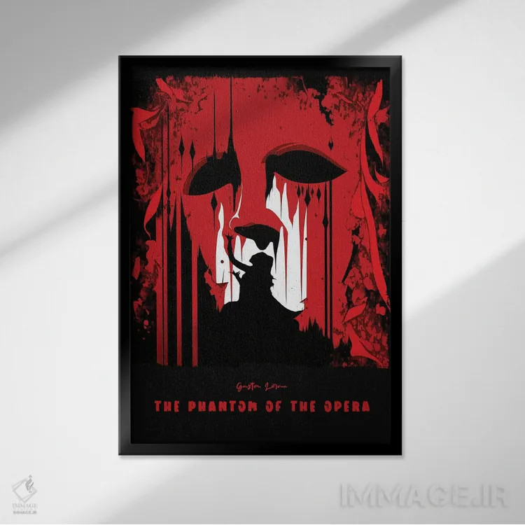 تابلو شبح اپرا اثر آیشه دنیز آکِرمان - نمای قابدار مشکی