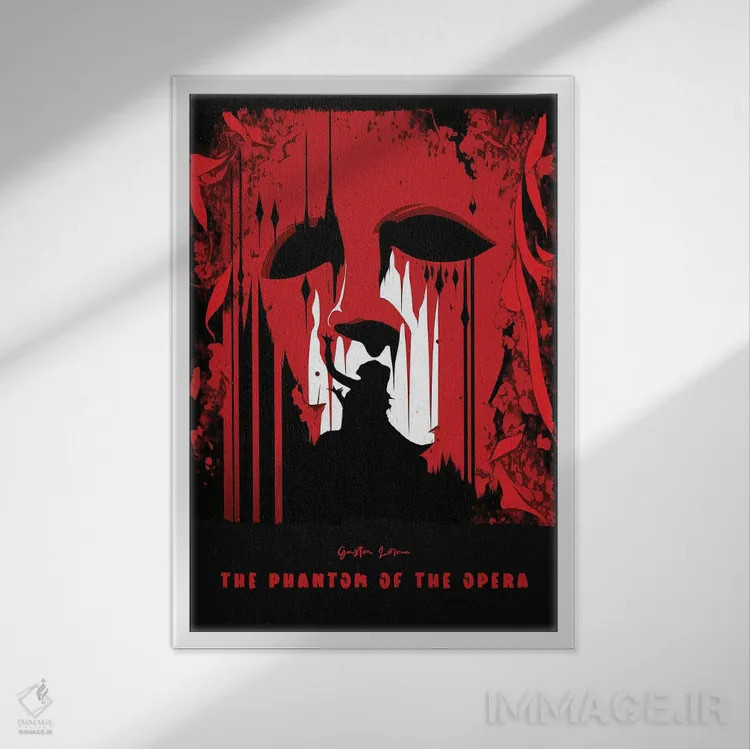 تابلو شبح اپرا اثر آیشه دنیز آکِرمان - نمای قابدار سفید