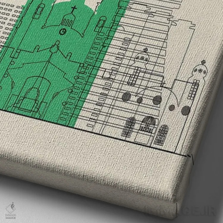 تابلو نمای شهری آکاپولکو، مکزیک اثر آیشه دنیز آکِرمان - نمای نزدیک بافت بوم