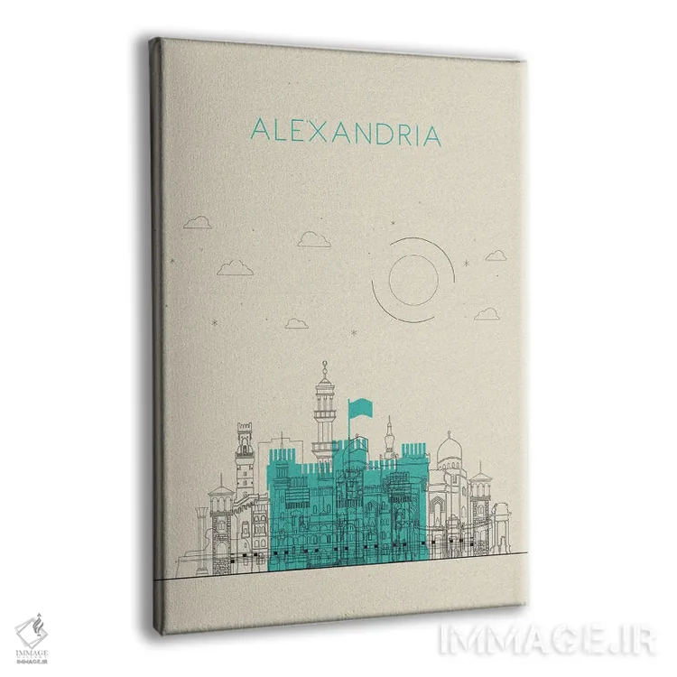 تابلو نمای شهری اسکندریه، مصر اثر آیشه دنیز آکِرمان - نمای پرسپکتیو محصول