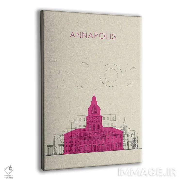 تابلو نمای شهری آناپولیس، مریلند اثر آیشه دنیز آکِرمان - نمای پرسپکتیو محصول