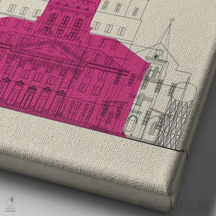 تابلو نمای شهری آناپولیس، مریلند اثر آیشه دنیز آکِرمان - نمای نزدیک بافت بوم