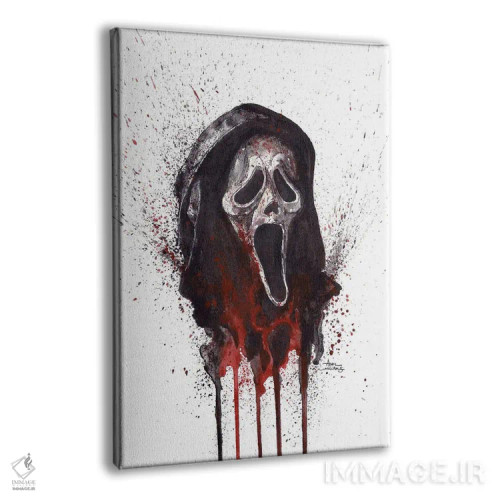 تابلو روح جیغ (شخصیت فیلم ترسناک) اثر آدام مایکلز - نمای پرسپکتیو محصول
