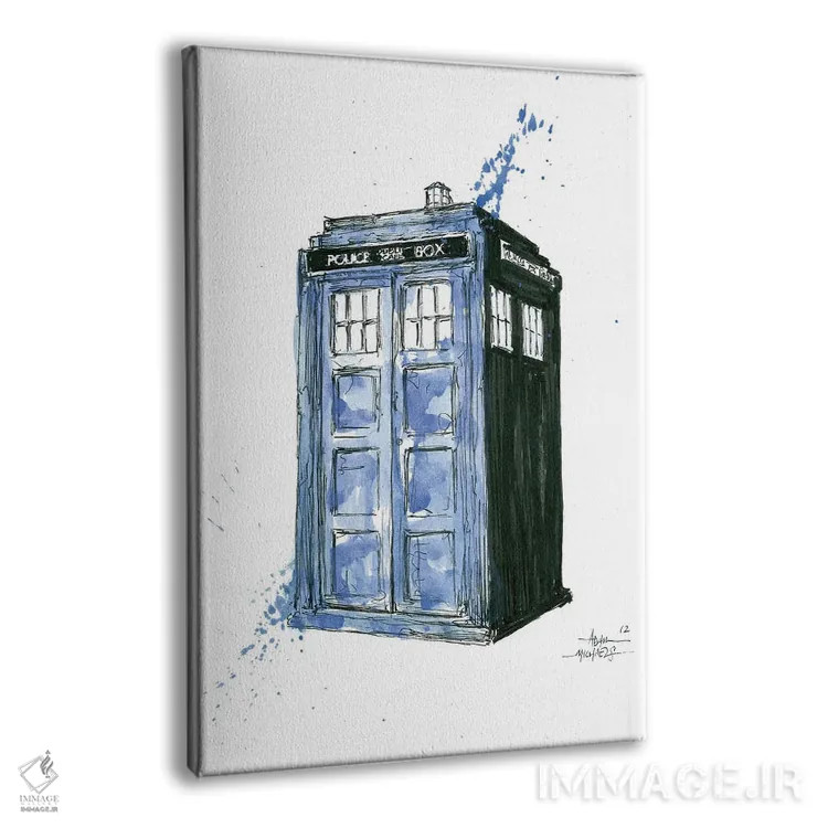 تابلو تاردیس (دستگاه زمانپیمایی در سریال Doctor Who) اثر آدام مایکلز - نمای پرسپکتیو محصول